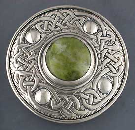 Jeweled Celtic Brooches